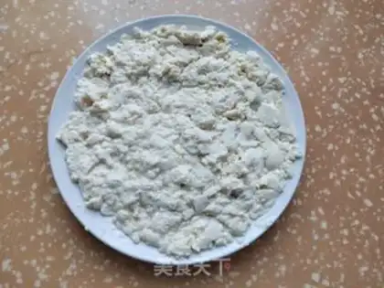 Make Sausage tofu eggcake step 1