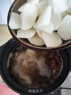 Make Qi-su radish broccoli step 7
