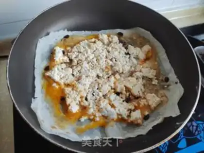 Make Sausage tofu eggcake step 5