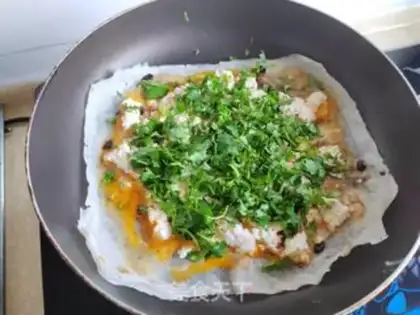 Make Sausage tofu eggcake step 6