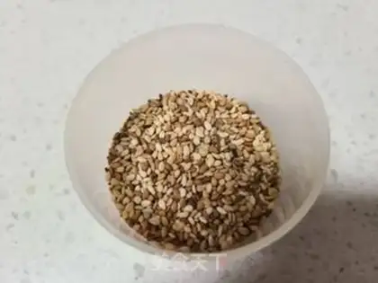 Make Rice sesame step 2