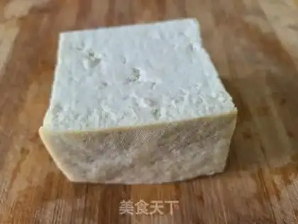 Make Tofu with yellow leaves step 2