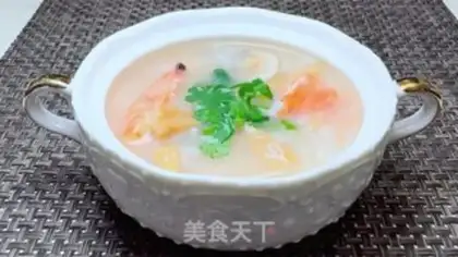 Make Shrimp porridge step 16