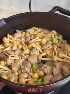 Make Rolling mushroom chicken leg step 4