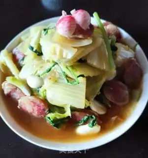 Make Weenie and cabbage step 8