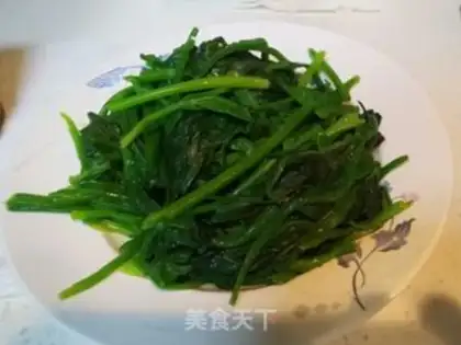 Make Egg sauce spinach step 2