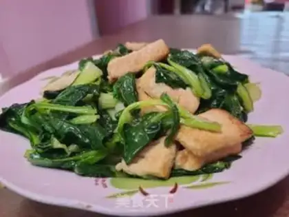Make Black cabbage and tofu step 4