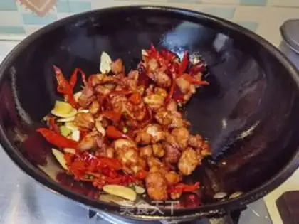 Make Spicy chicken step 10