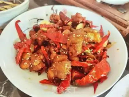 Make Spicy chicken step 11