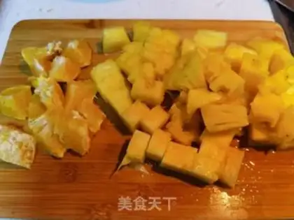 Make Pineapple orange juice step 2