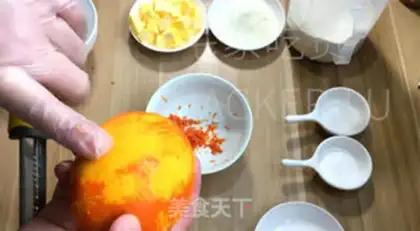Make Orange cream scon step 0