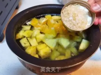 Make Pineapple orange juice step 4