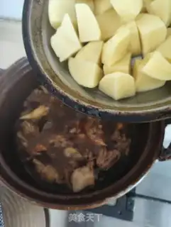 Make Potato chicken step 6