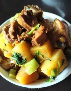 Make Potato chicken step 7