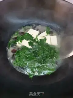 Make Plumbing tofu egg soup step 5