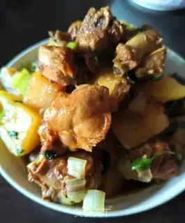 Make Potato chicken step 8