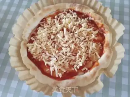 Make Air-fried chicken leg pizza step 6