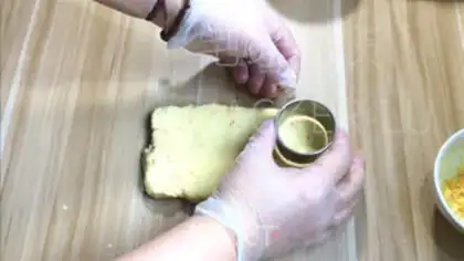Make Orange cream scon step 14