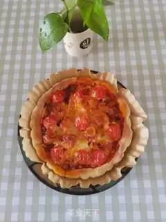 Make Air-fried chicken leg pizza step 10