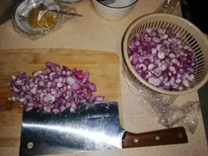Make Onions step 1