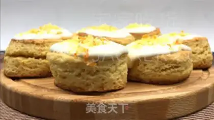 Make Orange cream scon step 21