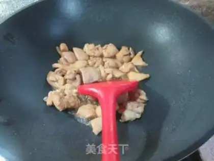 Make Chicken leg, fried lentils step 7