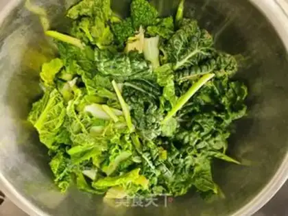 Make Black cabbage with oxen step 1