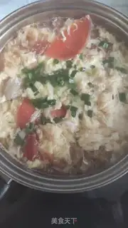 Make Tomato egg soup step 4