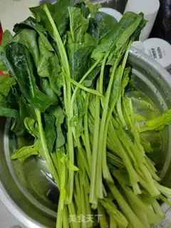 Make Olive oil spinach step 0