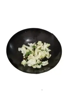 Make Five flowers and round cabbage step 2
