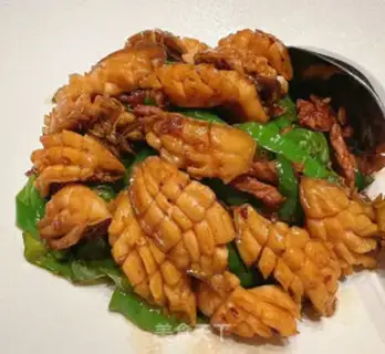 Make Abalone pepper fried meat step 5