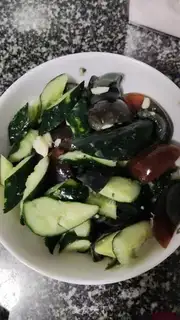 Make cucumber-cooled eggs step 2