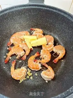 Make Garlic butter shrimp step 3