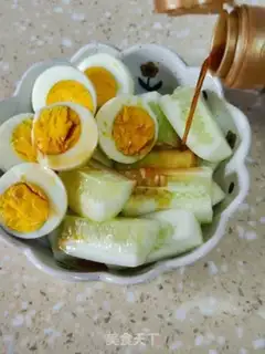 Make Cucumber eggs step 3