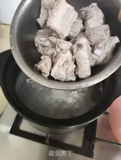 Make Spinach ribs soup step 1