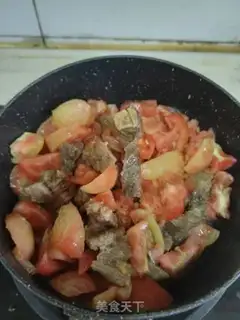 Make Tomato mushroom beef stew step 4