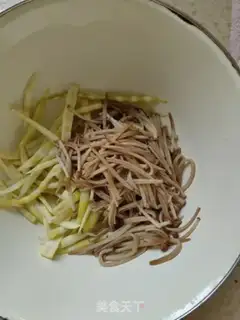 Make ♪ Golden needles and mushrooms ♪ step 3