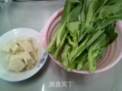 Make Frozen tofu and oil step 0