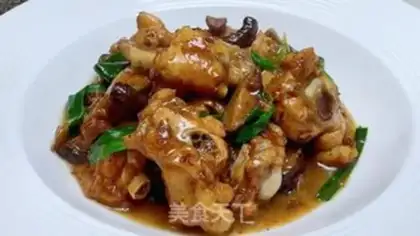 Make Chicken mushrooms step 16