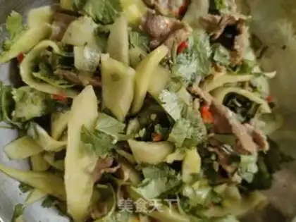 Make Beef cucumber step 6