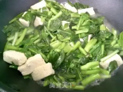 Make Frozen tofu and oil step 4