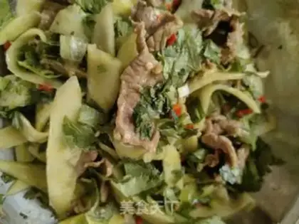 Make Beef cucumber step 7