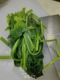 Make Spinach with beef step 2