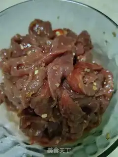 Make Spinach with beef step 3