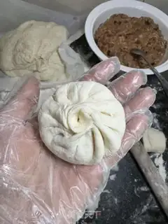 Make Frozen meat buns step 17