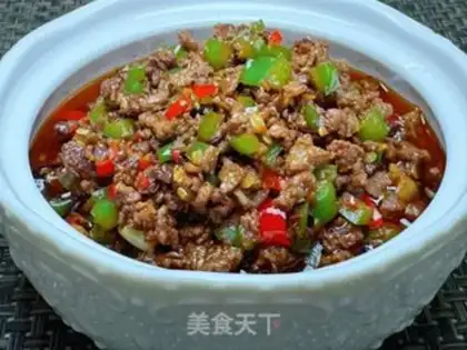 Make Twin pepper beef sauce step 11