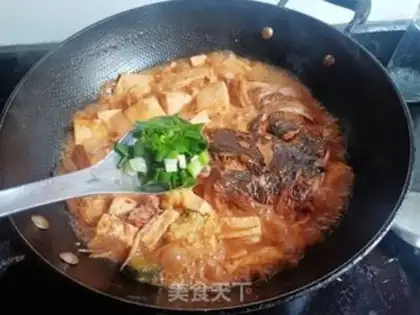 Make Red soup tofu fish head step 13