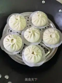 Make Frozen meat buns step 19