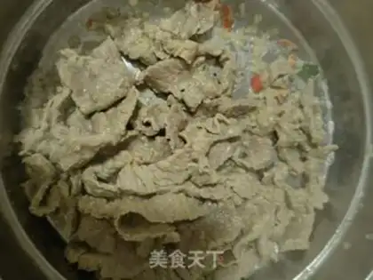 Make Spinach with beef step 7