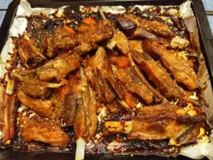 Make Onion roasted lamb chops step 17